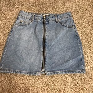 Topshop Jean skirt